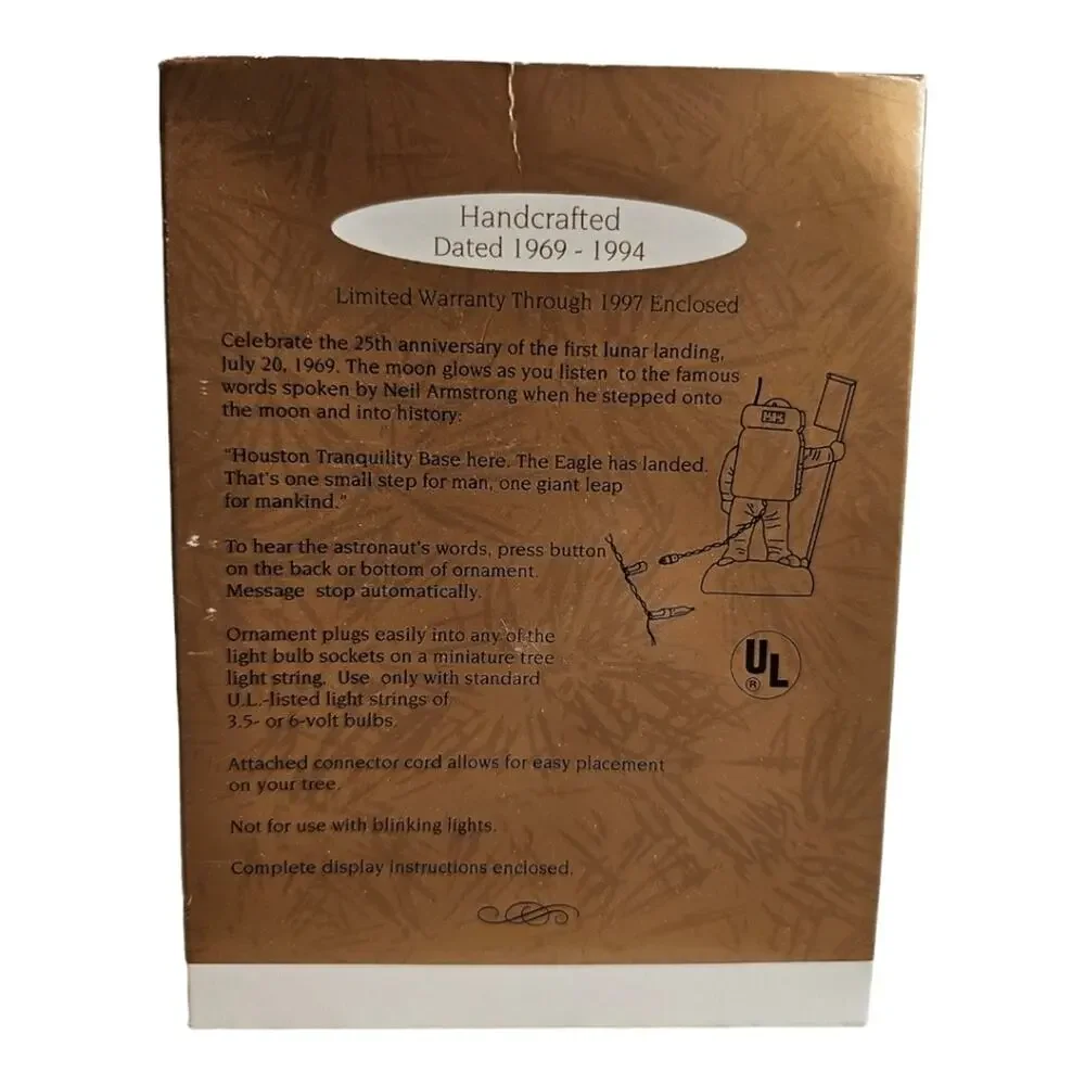 Hallmark Keepsake Magic Neil Armstrong Christmas Ornament The Eagle Had Landed